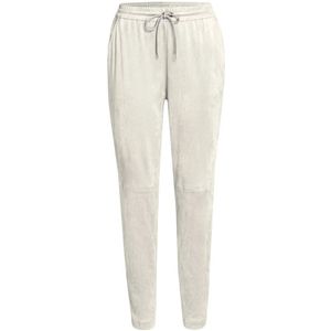 Marc Aurel, Verhoog je casual look met elastische joggingbroek Wit, Dames, Maat:S