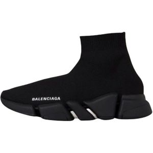 Balenciaga, Schoenen, Dames, Zwart, 39 EU, Polyester, Speed 2.0 Sneakers