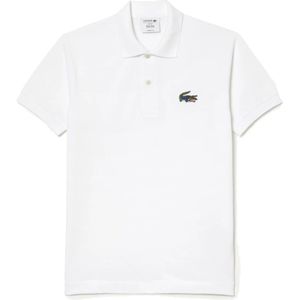 Lacoste, Tops, Heren, Wit, XL, Katoen, Netflix Polo Shirt Print Elite White-S