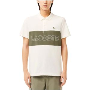 Lacoste, Tops, Heren, Beige, XL, Polo Shirts