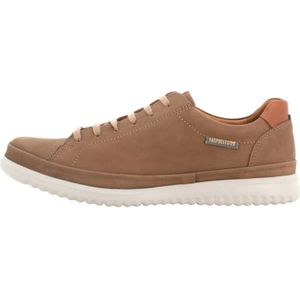 Mephisto, Schoenen, Heren, Beige, 39 1/2 EU, Leer, Taupe Sneakers voor Mannen