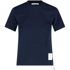 Thom Browne, Tops, Dames, Blauw, S, T-Shirts