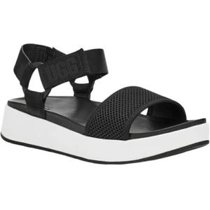 Ugg, Schoenen, Dames, Zwart, 36 EU, Platte sandalen