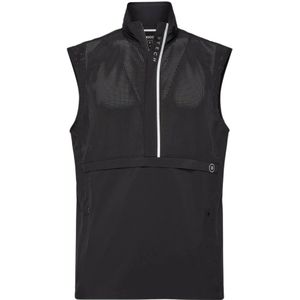 Boggi Milano, B Tech Gerecycled Technisch Stof Gilet Zwart, Heren, Maat:2XL