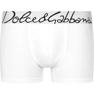 Dolce & Gabbana, Ondergoed, Heren, Wit, M, Oversize Logo Tailleband Boxershorts