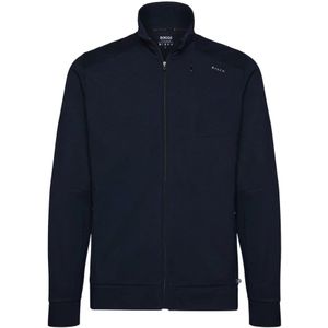 Boggi Milano, Sweatshirts & Hoodies, Heren, Blauw, S, Nylon, B Tech Full-Zip Sweatshirt in Stretch Technisch Interlock
