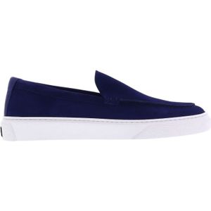 Woolrich, Heren Boat Shoe Blauw Blauw, Heren, Maat:44 EU