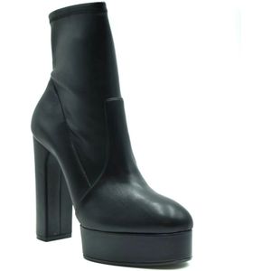 Giuseppe Zanotti, Schoenen, Dames, Zwart, 39 EU, Zwarte Enkellaarzen voor Dames Aw 23