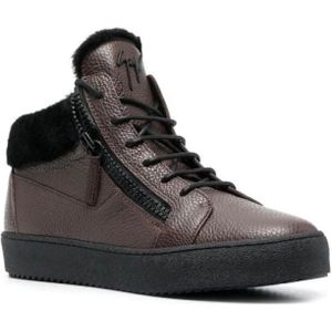 Giuseppe Zanotti, Schoenen, Heren, Bruin, 42 1/2 EU, Leer, Sneakers