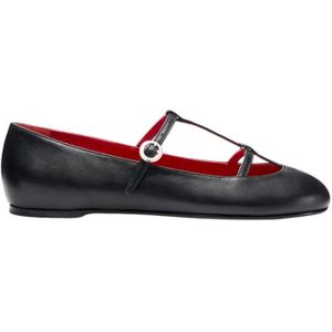 Scarosso, Schoenen, Dames, Zwart, 36 1/2 EU, Leer, Linda I Ballet Flats