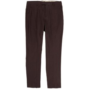 Liu Jo, Broeken, Dames, Bruin, 2Xl, Katoen, Elegante Katoenen Chino Broek