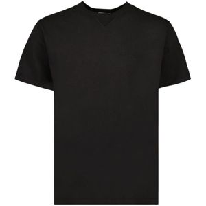 Dior, Tops, Heren, Zwart, M, Katoen, Geborduurd Logo Casual T-shirt