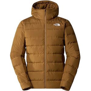 The North Face, Aconcagua III Gevoerde Jas met Capuchon Bruin, Heren, Maat:M