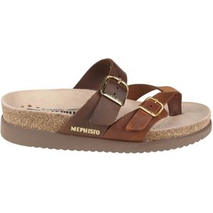 Mephisto, Flat Sandalen Bruin, Dames, Maat:41 EU