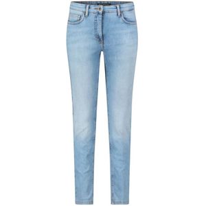 Betty Barclay, Stone-Washed Slim-Fit Basic Jeans Blauw, Dames, Maat:L