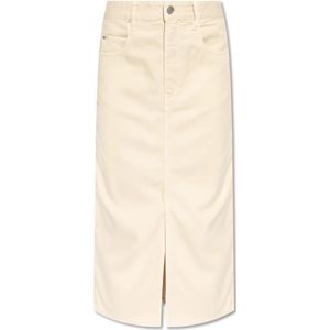 Isabel Marant, Rokken, Dames, Beige, XS, Katoen, Rok `Tilauria`