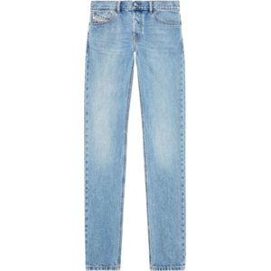 Diesel, Jeans, Heren, Blauw, W32, Slim-fit Jeans