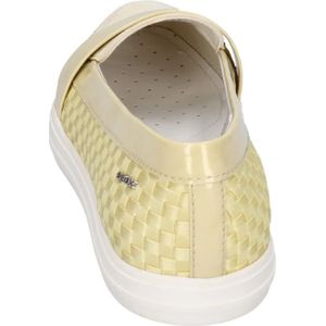 Geox, Schoenen, Dames, Geel, 36 EU, Suède, Suede Loafers voor Vrouwen