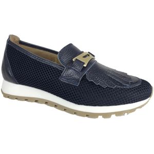 Scapa, Mocassin Schoenen Blauw, Dames, Maat:36 EU