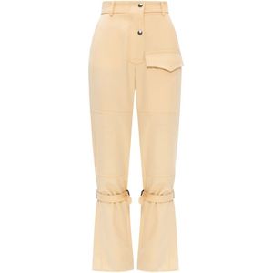 Victoria Beckham, Wollen broek Geel, Dames, Maat:S