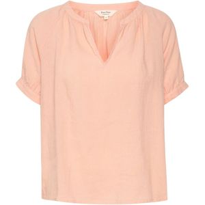 Part Two, Blouses & Shirts, Dames, Roze, M, Casual korte mouw blouse voor moderne vrouwen