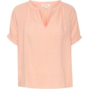 Part Two, Blouses & Shirts, Dames, Roze, 2Xl, Casual korte mouw blouse voor moderne vrouwen
