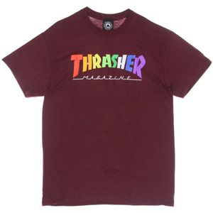 Thrasher, T-Shirts Bruin, Heren, Maat:M