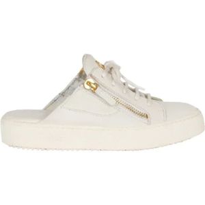Giuseppe Zanotti Pre-owned, Pre-owned, Dames, Wit, 37 EU, Leer, Pre-owned Leather sneakers