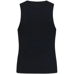 JW Anderson, Tops, Heren, Zwart, XS, Katoen, Zwarte Top