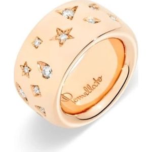 Pomellato, Accessoires, Dames, Geel, 52 MM, Iconica Maxi Diamanten Ring