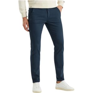 Cast Iron, Chino- CI Riser Chino Stretch Blauw, Heren, Maat:W29 L32