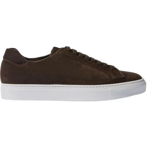 Scarosso, Ugo Suède Sneakers Bruin, Heren, Maat:42 EU