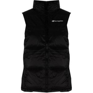 Champion, Stijlvol Gewatteerd Vest Zwart, Dames, Maat:L