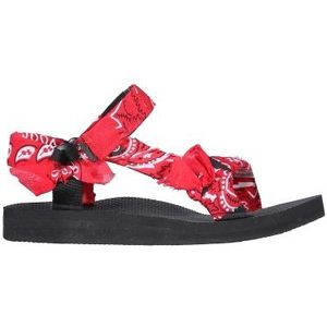 Arizona Love, Trekky sandalen met paisley print Rood, Dames, Maat:36 EU