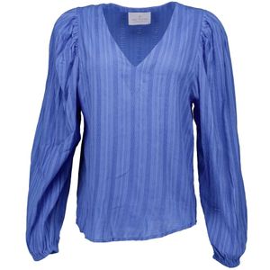 Aimée the Label, Blauwe Frits Blouses Blauw, Dames, Maat:XS