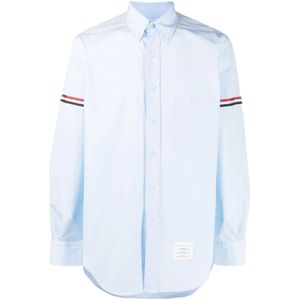 Thom Browne, Casual overhemd Blauw, Heren, Maat:L