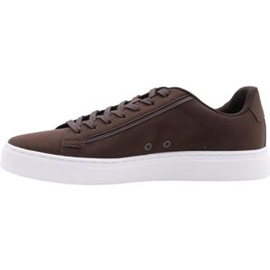 Hugo Boss, Schoenen, Heren, Bruin, 42 EU, Stijlvolle Sneaker Langestraat voor Mannen