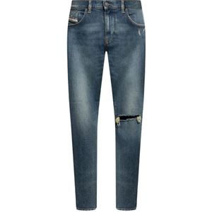 Diesel, Jeans, Heren, Blauw, W29 L30, ‘2019 D-Strukt L.30‘ slim fit jeans
