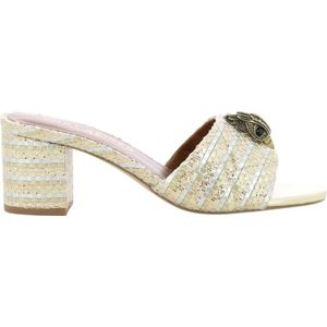 Kurt Geiger, Beige Kensington Block MLE Damesschoenen Beige, Dames, Maat:38 EU