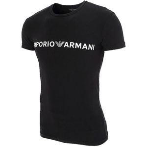 Emporio Armani, Tops, Heren, Zwart, L, Katoen, Underwear