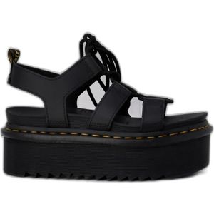 Dr. Martens, Schoenen, Dames, Zwart, 39 EU, Leer, Athena Leren Sandalen Lente/Zomer Collectie