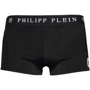 Philipp Plein, Ondergoed, Heren, Zwart, L, Nylon, Zwart Polyamide Zwemkleding