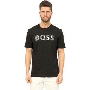 Hugo Boss, Tops, Heren, Zwart, L, T-Shirts