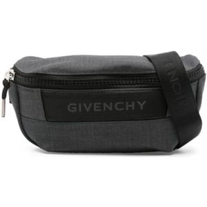 Givenchy, Tassen, Heren, Grijs, ONE Size, Wol, Grijze tassen met reflecterend logodetail