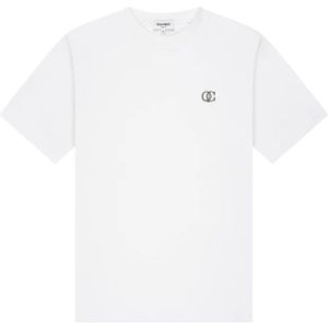 Quotrell, Tops, Heren, Wit, L, Katoen, Quotrell Padua T-Shirt Heren Wit/Groen