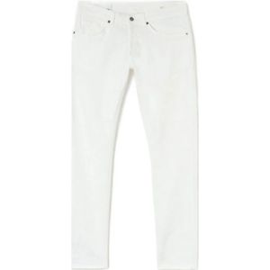 Dondup, Broeken, Heren, Wit, W36, Moderne Skinny Jeans