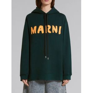 Marni, Sweatshirts & Hoodies, Dames, Groen, S, Sweatshirts & Hoodies