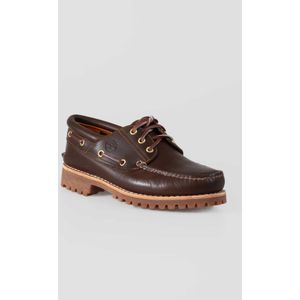 Timberland, Schoenen, Heren, Bruin, 40 EU, Leer, Handgemaakte Nautische Schoenen