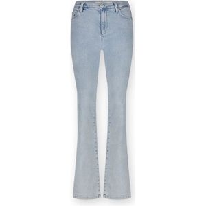 Homage, Jeans, Dames, Blauw, W28, Katoen, Lichtblauwe flared jeans Jane