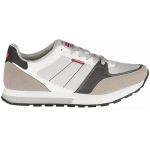 Carrera, Schoenen, Heren, Grijs, 43 EU, Polyester, Grijze Polyester Sneaker met Contrasterende Details